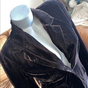 Apt. 9 Luxurious velvet feeling Fabric blazer sz 8